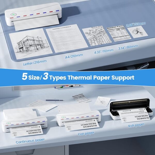 Phomemo M836 Portable Printer A4 for Travel