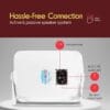 Pyle Bluetooth Garden Speakers Pair – 16.5 cm (6.5") 800W Weatherproof Wall/Ceiling Mounted Outdoor Wireless Speaker System