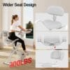 Home Exercise Bike Fitness Bike Silent with Adjustable Resistance