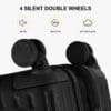 LEVEL8 Carry on Suitcase, 55CM Hand Luggage Expandable with