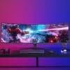LXZ 49 Inch Curved Gaming Monitor 165Hz, 5120 x 1440P DQHD Ultrawide Curved Monitor 1500R