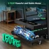 CHAOKE Folding Treadmill for Home with APP & Speakers