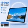 TECLAST 11 Inch Tablet, Android 16 Tablet, 24GB+128GB, with Case