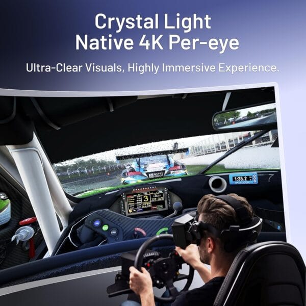 Pimax Crystal Light High Clarity PC VR Headset