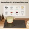 Electric Ceramic Hob 60cm, 4 Zone Built-in Ceramic Cooktop with Touch Control