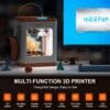 WEEFUN TINA2S 3D Printer Kit with 4 Color Silk PLA Filament Set Bundle for Beginners and Kids