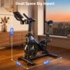 YPOO Exercise Bike, Adjustable Magnetic Resistance Stationary Bikes