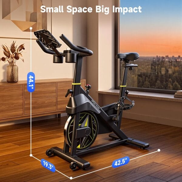 YPOO Exercise Bike, Adjustable Magnetic Resistance Stationary Bikes