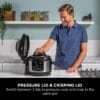 Ninja Foodi 9-in-1 Multi Cooker, Brushed Steel & Black, OP350UK