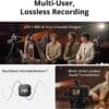 DJI Mic 3 (1 TX + 1 RX), Wireless Lavalier Mic for iPhone/Camera/Android