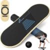 Sportneer Balance Board Wobble Skateboard- 7 Modes With Adjustable Stoppers