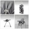 Silver Cross Buffet Highchair, Compact Fold, Birth to 15kg