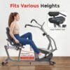 Sunny Health & Fitness Smart Recumbent Cross Trainer for Full-Body Exercise
