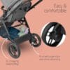 Maxi-Cosi Zelia S Trio, 3-in-1 Pram Travel System, 0–22 kg, Grey