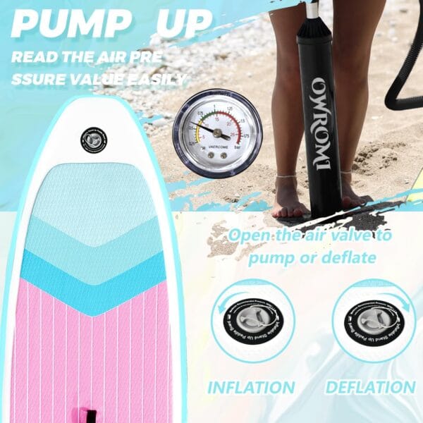 Inflatable Stand Up Paddle Boards with Premium SUP Paddle Board Accessories