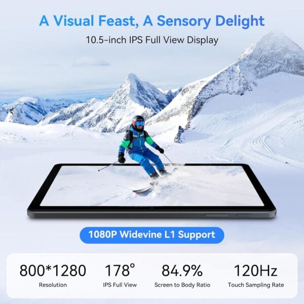 Tablet 2026 Latest Android 16 Tablets with 10.5 Inch HD+IPS Display