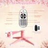 71mxz9nJnjL._AC_SL1500_ Pink Rotating Christmas Tree Prelit 7ft