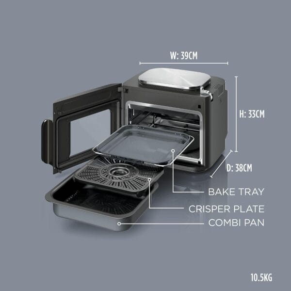 Ninja Combi 12-in-1 Multi-Cooker, Oven & Air Fryer, Grey SFP700UK