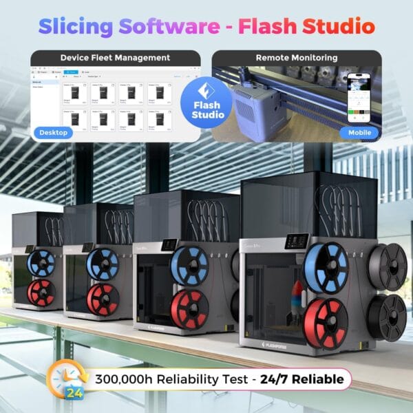 FLASHFORGE Creator 5 Pro Enclosed 3D Printer, 4-Independent-Extruder