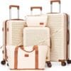 Cosbarn Luggage Sets 5 Piece Suitcases with Wheels