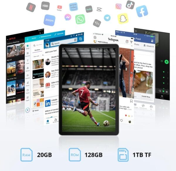 SVITOO Android 16 Tablet 11 Inch with Gemini AI