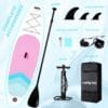 Inflatable Stand Up Paddle Boards with Premium SUP Paddle Board Accessories