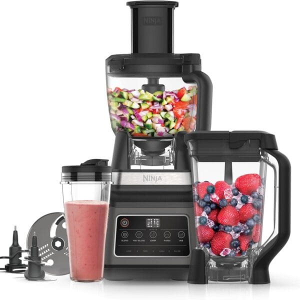 Ninja 3-in-1 Food Processor & Blender with Auto-iQ