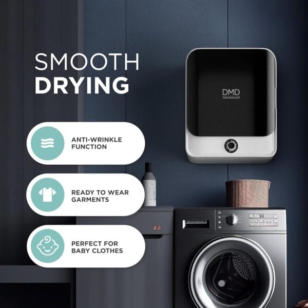 DMD Collective - 3kg Tumble Dryer, Vented Tumble Dryers, Dryer Machine [Energy Class F]