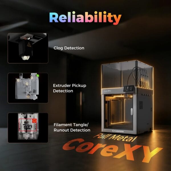 FLASHFORGE Creator 5 Pro Enclosed 3D Printer, 4-Independent-Extruder