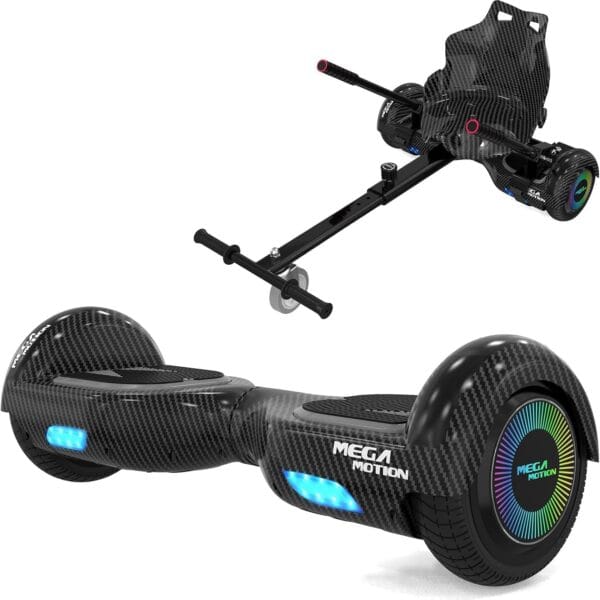 MEGA MOTION Hoverboard Go Kart, Hoverboards with Hoverkart for kids