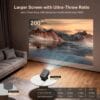 X7 Smart Projector 4K Support Native