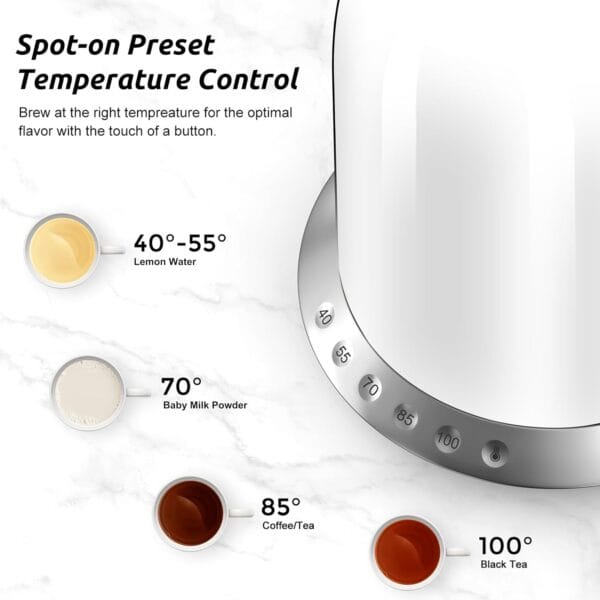 71teVJEg2DL._AC_SL1500_ ASCOT Electric Kettle with 5 Variable Presets