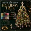 DIY Beaded Christmas Tree Kit with Lights, 3D Holiday Craft Set