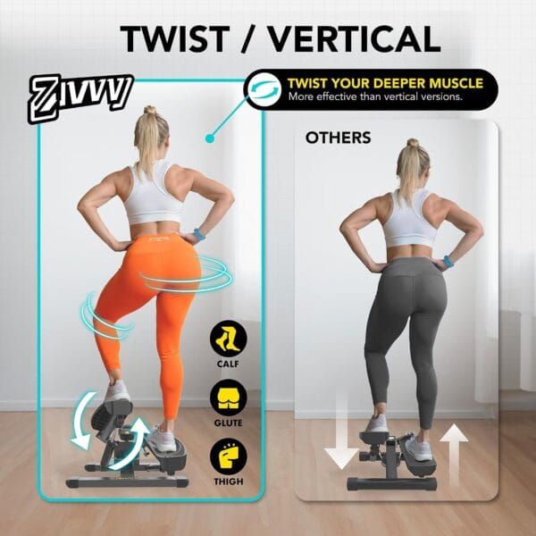 ZIWWVY Stepper Machine with Resistance Bands