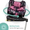 Cosatto All in All Rotate 360° Swivel Spin Car Seat (Charcoal Lighthearted)