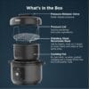 Ninja HyperHeat 9-in-1 Pressure Cooker, Slow Cooker, 6L, Black PC201UK