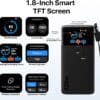 JUOVI 222W Power Bank 25000mAh with Detachable USB C Cable