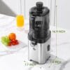 AMZCHEF Cold Press Juicer Machines, 165MM Large Feed Chute