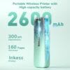 Phomemo M834 Portable Themral Inkless Printer A4 300DPI - Green Kit