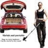 21V Cordless Strimmer, Telescopic Lightweight Grass Trimmer with 6xMetal Blades & 10xPlastic Blades