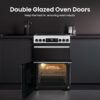 Hisense Hi6 Max 60cm Electric Cooker with Ceramic Hob HDCEC6C20W - White - A Rated [Energy Class A]