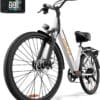 URLIFE 26" Electric Bikes for Adults, Mountain Bike with LCD Display