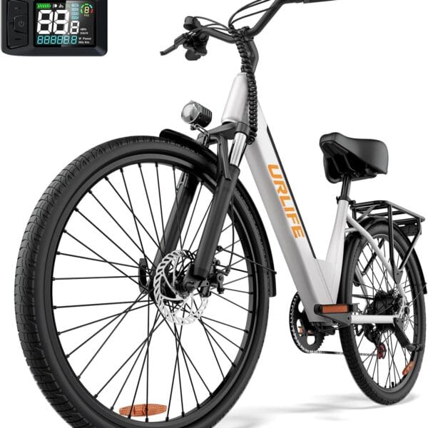 71yzZ3FBLgL._AC_SL1500_ URLIFE 26" Electric Bikes for Adults, Mountain Bike with LCD Display