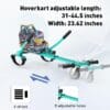 71zMMqhumpL._AC_SL1500_ MEGA MOTION Hoverboard Go Kart, Hoverboards with Hoverkart for kids