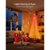 Govee Christmas Cone Tree Lights 1.87m, 316 LEDs RGBIC String Lights, Black [Energy Class G]