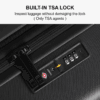 8 LEVEL8 Carry on Luggage Lightweight Suitcase with
