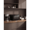 FOHERE Wine Cooler Fridge 8 Bottles, Table-Top Wine Fridge with Glass Door