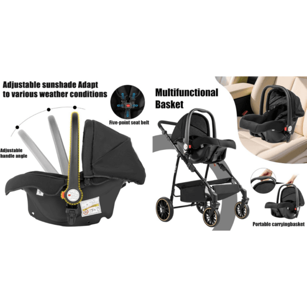 Magic ZC 3 in 1 Pushchair Pram