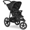 hauck Runner 2, Black - Robust All Terrain Pushchair with Raincover