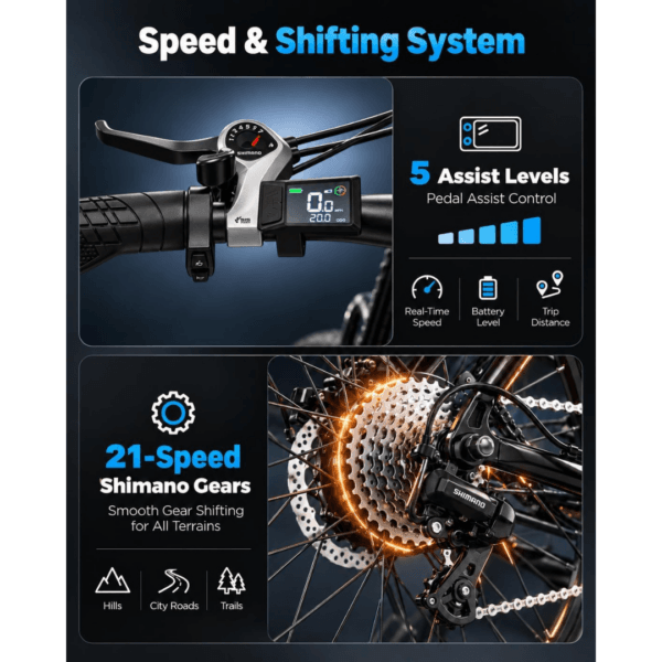 29" Electric Mountain Bike for Adults